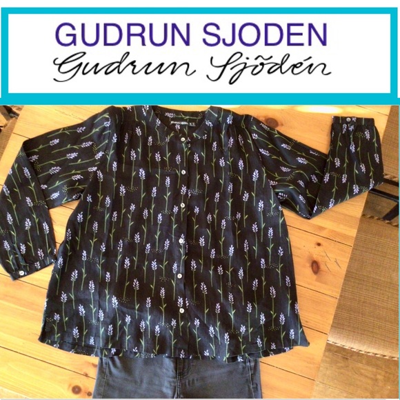 GUNDRUN SJODEN Tops - GUNDRUN SJODEN NWOT SPACIOUS & FLATTERING! BUTTON DOWN LONG SLEEVE VERSATILE TOP